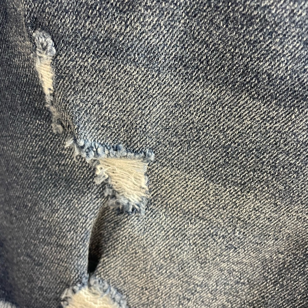 Kancan By Maurice’s Front Button Jean Shorts Dist… - image 2